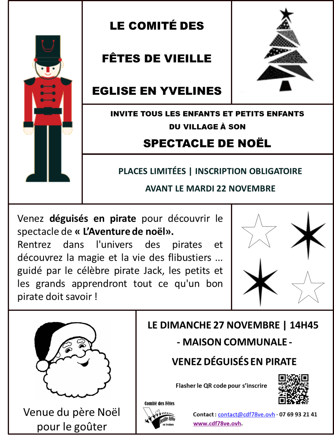 Spectacle de Noël – Comité des Fêtes de Vieille Eglise en Yvelines